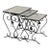 Vintage Salterini Wrought Iron Maple Leaf Garden Nesting Side Tables - Set of 3 For Sale
