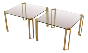 Coffee Tables Model T 24 attributed to Peter Ghyczy, 1970s, Set of 2