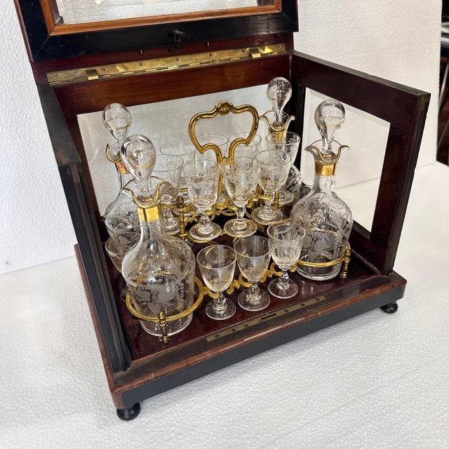 Napoleon III Crystal Liquor Decanter from Baccarat, France, 1880s, Set of 21 For Sale - Image 11 of 18