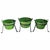 Farmhouse Vintage Hungarian Green Enamel Tub W/Iron Stand For Sale - Image 3 of 10