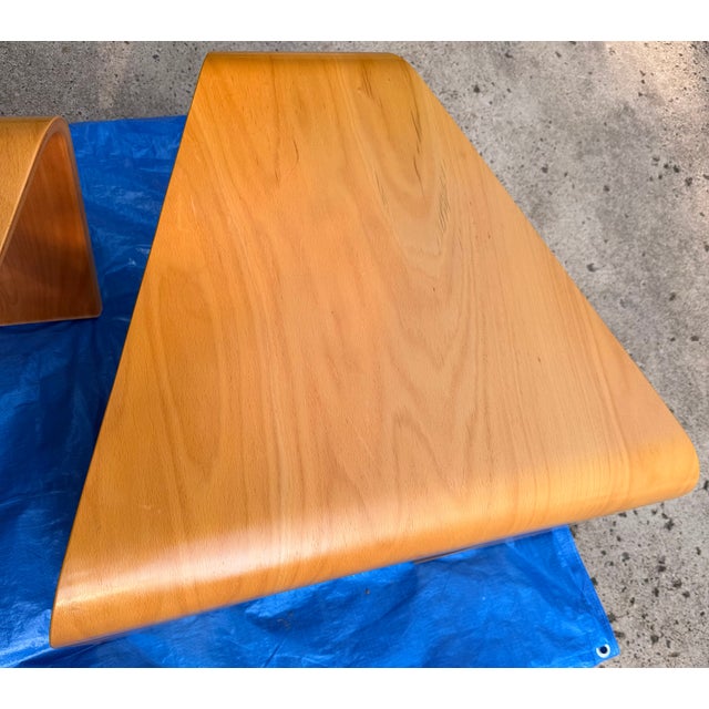 Ekornes Mid Century Modern Side Tables For Sale In Washington DC - Image 6 of 11