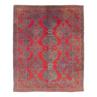 Galerie Shabab Collection Early 20th Century Turkish Oushak Room Size Carpet For Sale