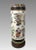 Chinoiserie The Chinese Warriors Umbrella Stand, 1950s, Beige Crackle Ge Ware With Gold / Gilt Work, Signed Chenghua For Sale - Image 3 of 13