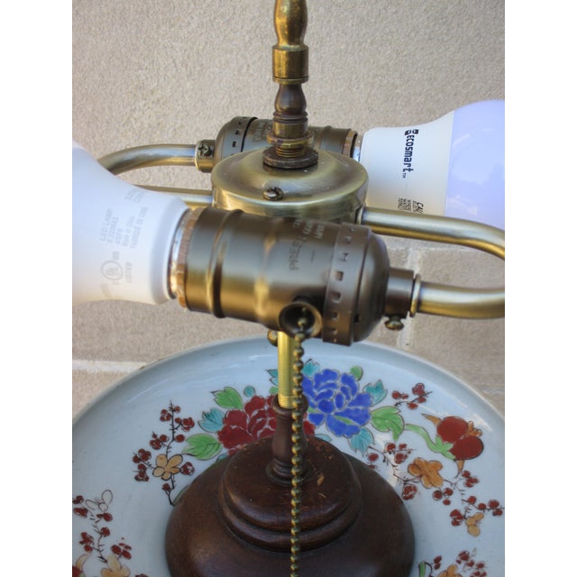 Massive Antique Japanese Vase Lamp For Sale - Image 15 of 17