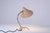 Mid-Century Modern Brass and Beige Crowfoot Table Lamp attributed to Cosack Leuchten, 1950s For Sale - Image 3 of 18