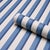 Schumacher Sample - Schumacher Rigsby Stripe Wallcovering In Delft For Sale - Image 4 of 6