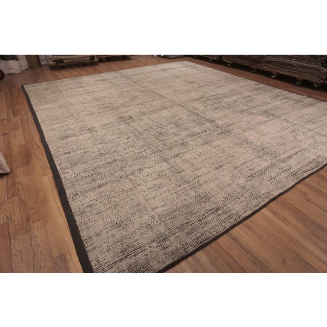 Large Abstract Minimalist Modern Area Rug For Sale In New York - Image 6 of 6