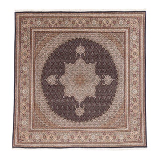 Vintage Persian Tabriz Rug, 06'07 X 06'09 For Sale