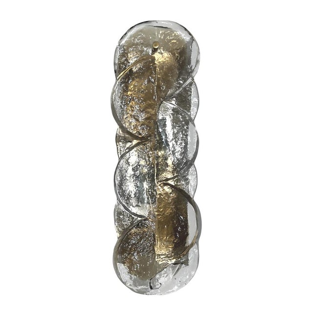 Beauty and stunning austrian set of three "kalmar" wall sconces, model "citrus" 4663/2. These sconces were desifned and...