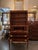 Hepplewhite Vintage Mahogany Tambour Secretary For Sale - Image 3 of 8