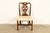 An outstanding Georgian or Chippendale style side chair or dining chair By Baker Furniture USA, Circa 1980s Carved solid...