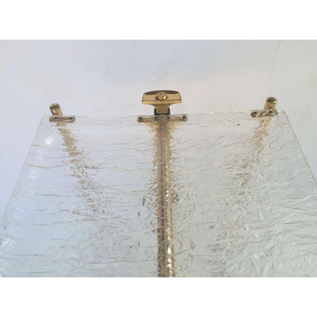 French Collapsible Drinks Cart of Acrylic For Sale In Austin - Image 6 of 11