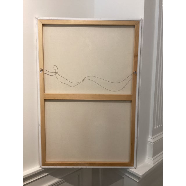 2010s Taylor A. Moore Original Abstract Painting on Canvas For Sale - Image 5 of 5