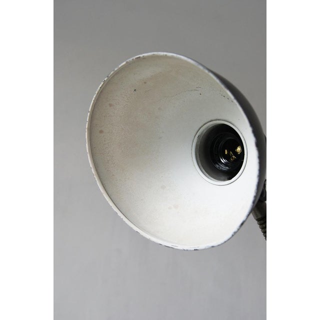 Bauhaus Black Table Lamp by Christian Dell for Kaiser Leuchten, 1950s For Sale - Image 6 of 10
