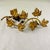 Italian Gold Leaf Tole Peinte Grape Vine Candle Sconce For Sale - Image 11 of 16