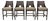 Set of Four Attributed to Barbara Barry for McGuire Caned Barstools With Cushions For Sale