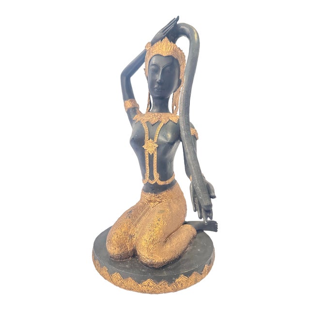1970s Kneeling Female Sculpture For Sale