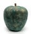 Verdigris Oversized Vintage Painted Terracotta Apple Sculpture With Verdigris Finish - Sculptural, European Cottage, Organic Modern For Sale - Image 8 of 14