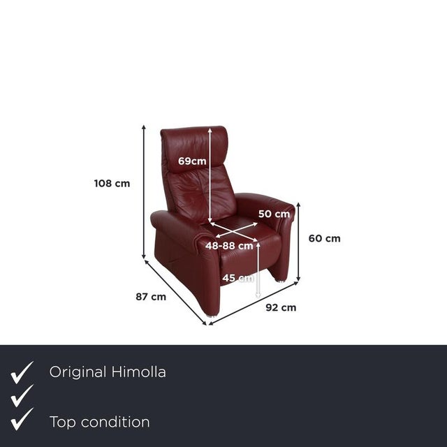 with this armchair from the traditional Bavarian manufacturer Himolla, you're bringing a true specialist for relaxing...