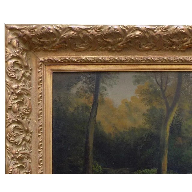2000 - 2009 Mario Locatelli, Landscape Painting, Positillipo School, 2004, Oil on Canvas, Framed For Sale - Image 5 of 6