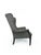 1980s Mid-Century Modern #750 Froxfield Wing Back Chair in Mono Velvet Jacquard by Parker Knoll, 1980s For Sale - Image 5 of 12