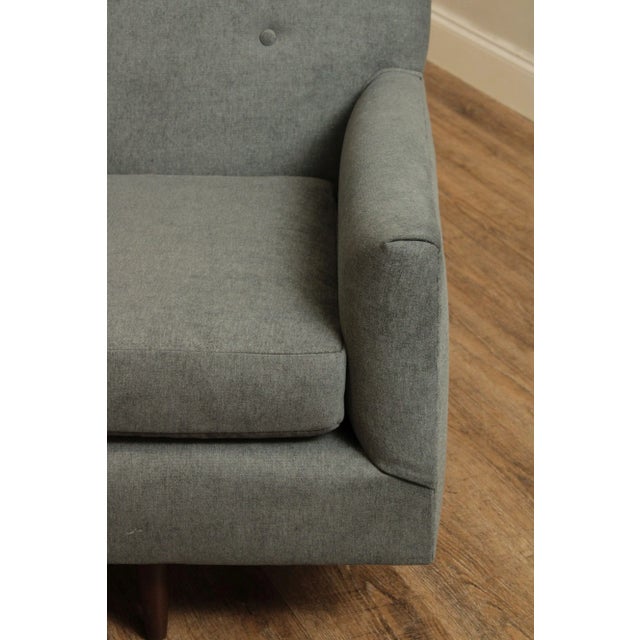 1960's Mid-Century Modern Newly Upholstered Sofa For Sale - Image 9 of 13