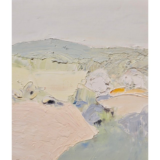 Roger Muhl -Abstract Countryside Landscape at Spring -Oil Painting For Sale - Image 4 of 9