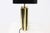 Large Belgian Table Lamp in Mirrored Glass and Brass, 1970s For Sale - Image 4 of 9