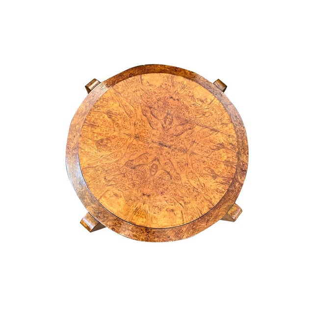 Mid 20th Century Wood Round Table For Sale - Image 4 of 4