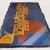Curtis Jere 1970's ​Vintage Southwestern Flame-Cut Copper & Brass Pueblo Relief Navy Blue Wall Art Sculpture For Sale - Image 4 of 6