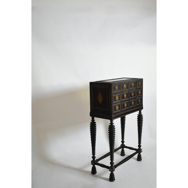 Turned Wood Cabinet For Sale - Image 3 of 6