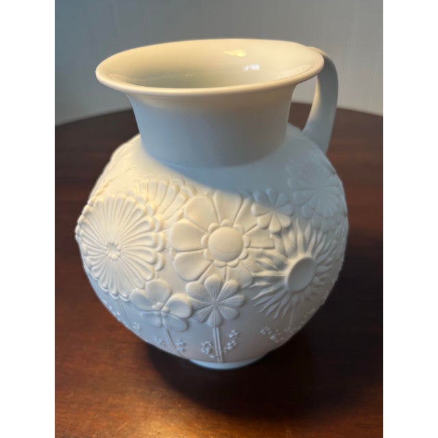 A.K. Kaiser Vintage a.k. Kaiser Bisique Porcelain Vase/Jug For Sale - Image 4 of 7