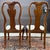 Wood Vintage Thomasville Winston Court Collection Queen Anne Solid Cherry Dining Chairs - A Pair (B) For Sale - Image 7 of 15