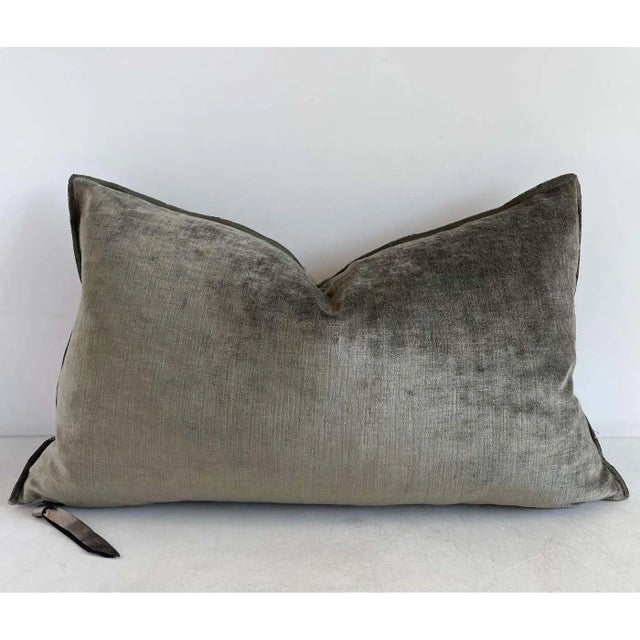 Royal Velvet Lumbar Pillow For Sale - Image 4 of 7