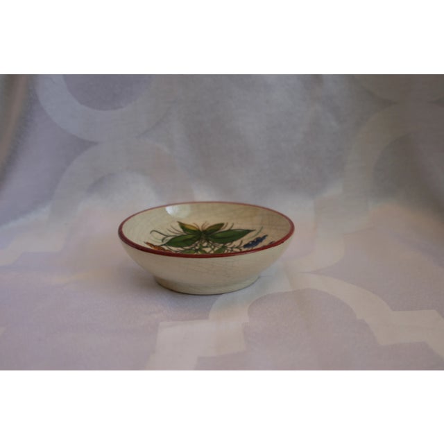 Vintage Graf Hand-Crafted German Crackle Art Pottery Bowl For Sale - Image 4 of 5