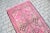 Textile Vintage Faded Pink Hallway Runner For Sale - Image 7 of 11