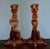 1930s Pink Depression Glass Dolphin Candlesticks – l.e. Smith, 1930s – Pair For Sale - Image 5 of 10