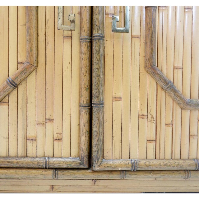 Vintage Bamboo Buffet, 1960s For Sale - Image 6 of 17