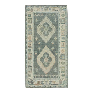Turkish Oushak Rug 3'1"x 5'11" #19503 For Sale