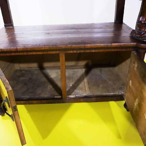 Wooden Credenzas with Carved Legs and Doors, Set of 2 For Sale - Image 16 of 18