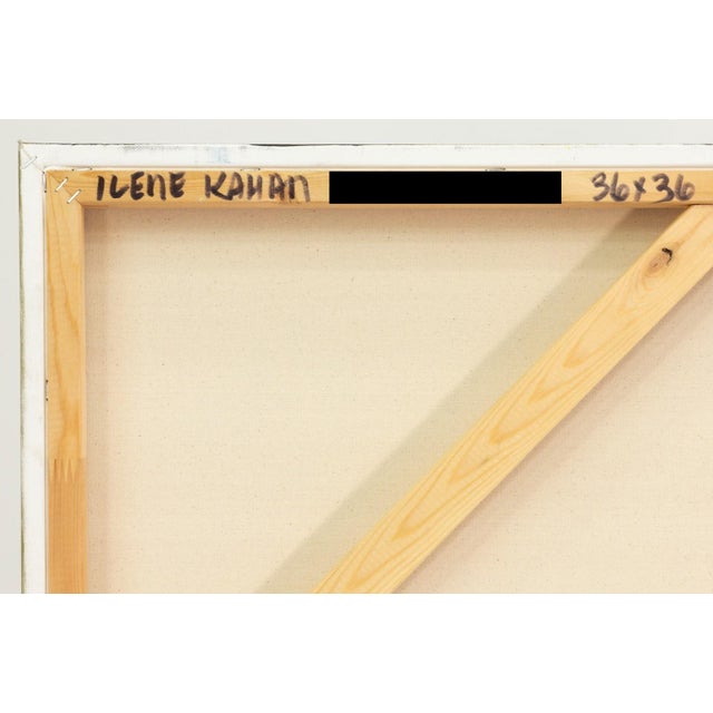 Late 20th Century Ilene Kahan - Black & Gold (Franz Kline Homage) 2026 Signed Acrylic on Canvas For Sale - Image 5 of 7