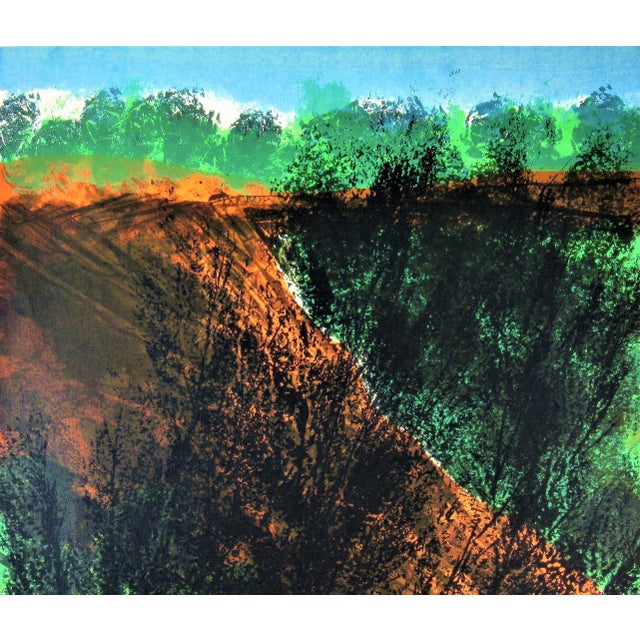 Abstract Expressionism Howard Bradford, Red Rock, 1994 For Sale - Image 3 of 10