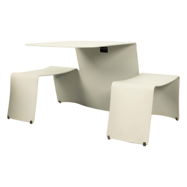 Extremis Post Modern Picnik Dining Table Seating by Xavier Lust Dirk Wynants for Extremis For Sale - Image 4 of 16