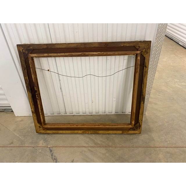 Mid 20th Century Ornate Gilt Frame for Paintings For Sale In Raleigh - Image 6 of 14