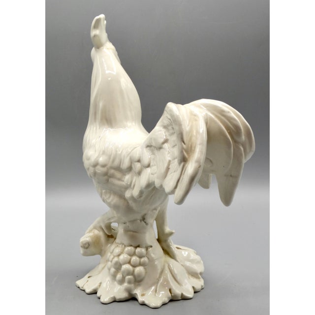 Italian Blanc De Chine Rooster Figurine For Sale - Image 12 of 12
