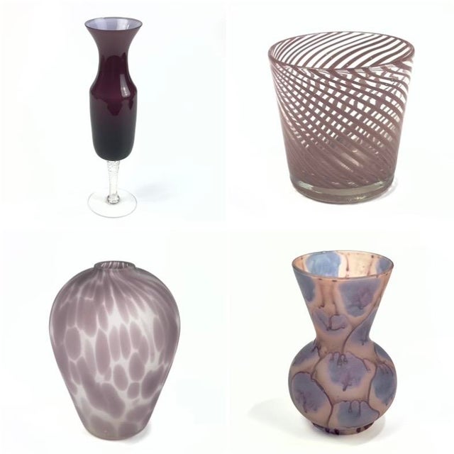 Top 20 Shades of Aubergine Vintage Decorative Objects Instant Collection For Sale - Image 11 of 18