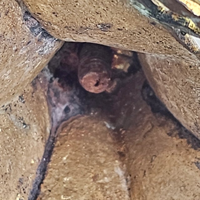 Pair Brass Viollet-Le-Duc Candelabras Candlesticks For Sale - Image 12 of 12