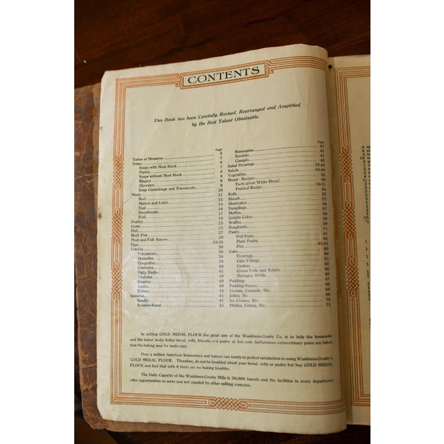 1915 Gold Medal Flour Household Cookbook For Sale - Image 4 of 10
