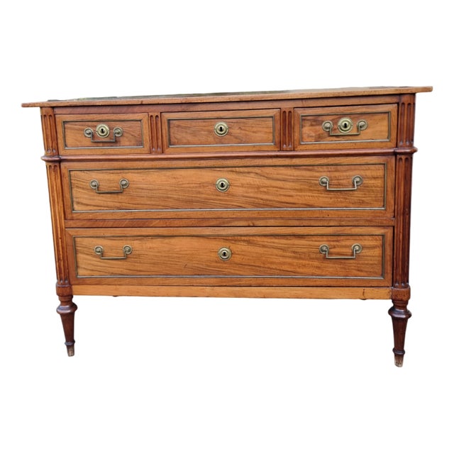 Antique French Walnut Chest of Drawers, 1770 For Sale
