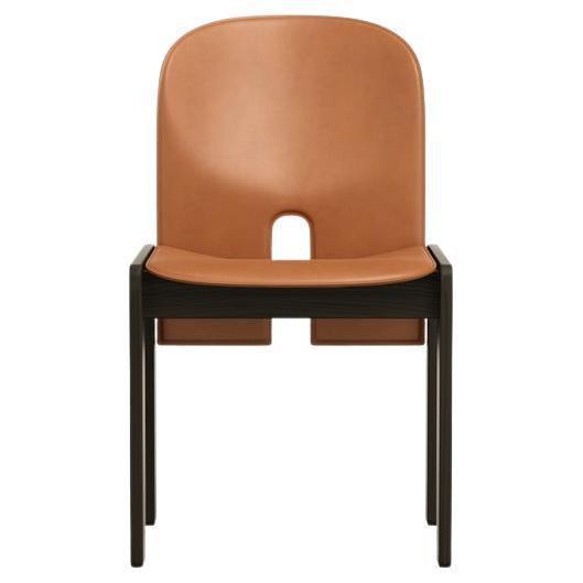 Scarpa 121 Chair in Wood and Leather by Afra & Tobia Scarpa For Sale - Image 4 of 15
